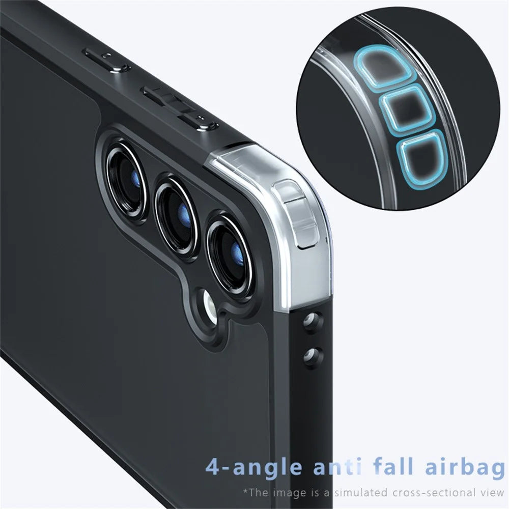 For Samsung Galaxy S25 Case TPU + PC Shockproof Clear Phone Cover - 2