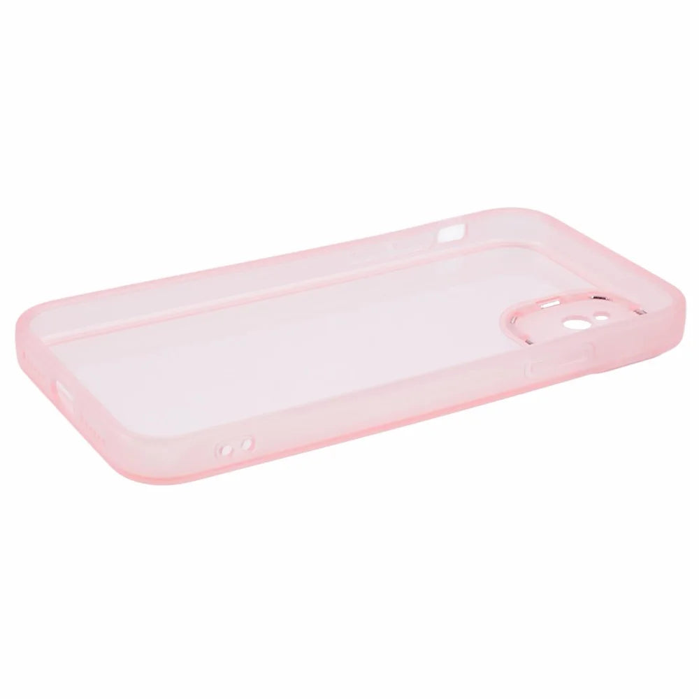 Bulk Purchasing 20Pcs For iPhone 12 Case Electroplated Camera Frame TPU Phone Cover Precise Cutouts - Transparent Pink - 4