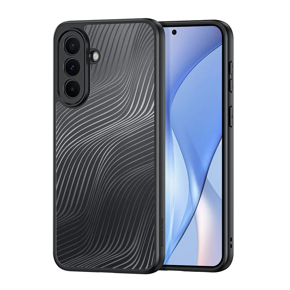 DUX DUCIS For Samsung Galaxy A37 5G Case Aimo Series TPU+PC Matte Drop-proof Phone Cover (REACH Certification) - Black - 1