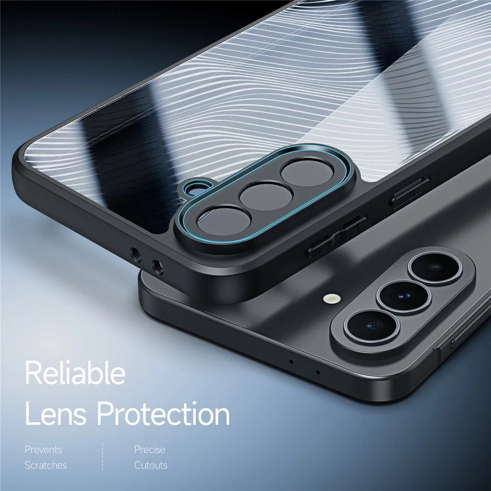 DUX DUCIS For Samsung Galaxy A37 5G Case Aimo Series TPU+PC Matte Drop-proof Phone Cover (REACH Certification) - Black - 5