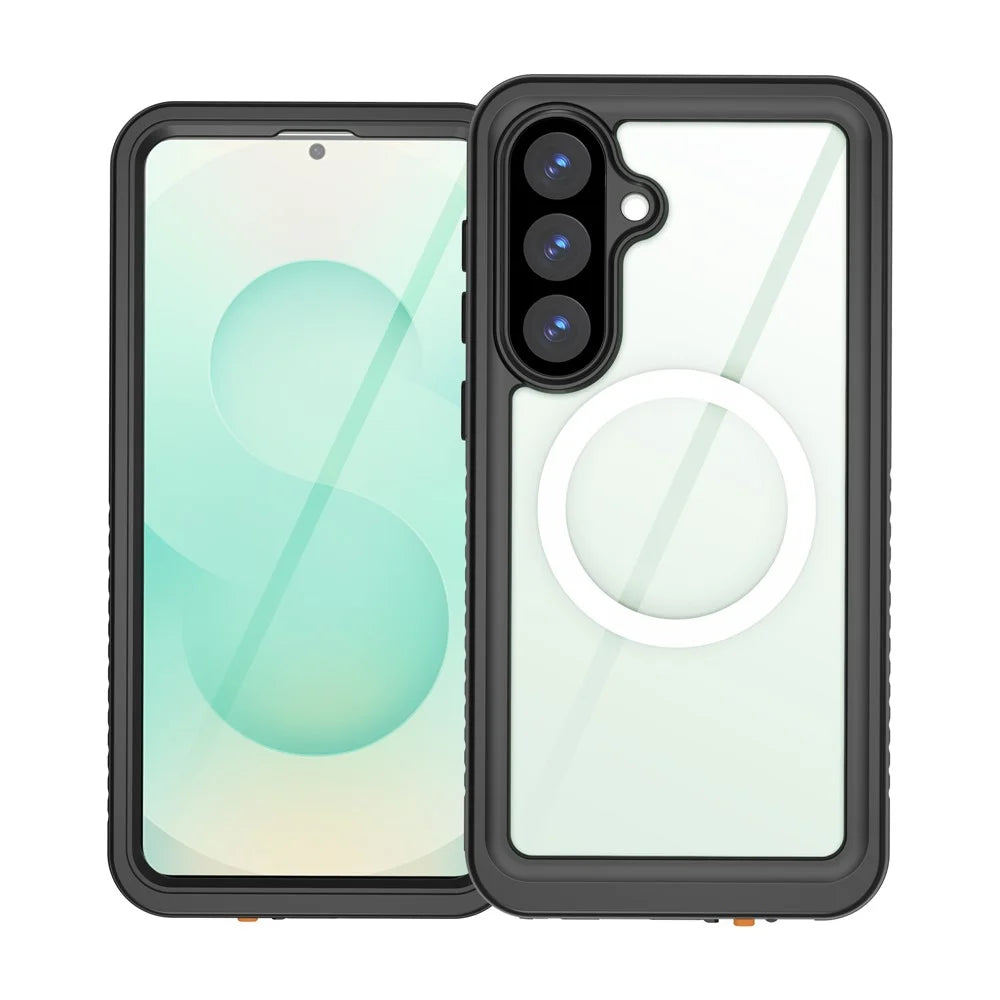 REDPEPPER FS Series For Samsung Galaxy S26+ IPX8 Waterproof Case PC TPU PET Clear Magnetic Phone Cover - 2
