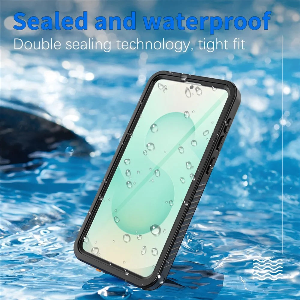 REDPEPPER FS Series For Samsung Galaxy S26+ IPX8 Waterproof Case PC TPU PET Clear Magnetic Phone Cover - 7