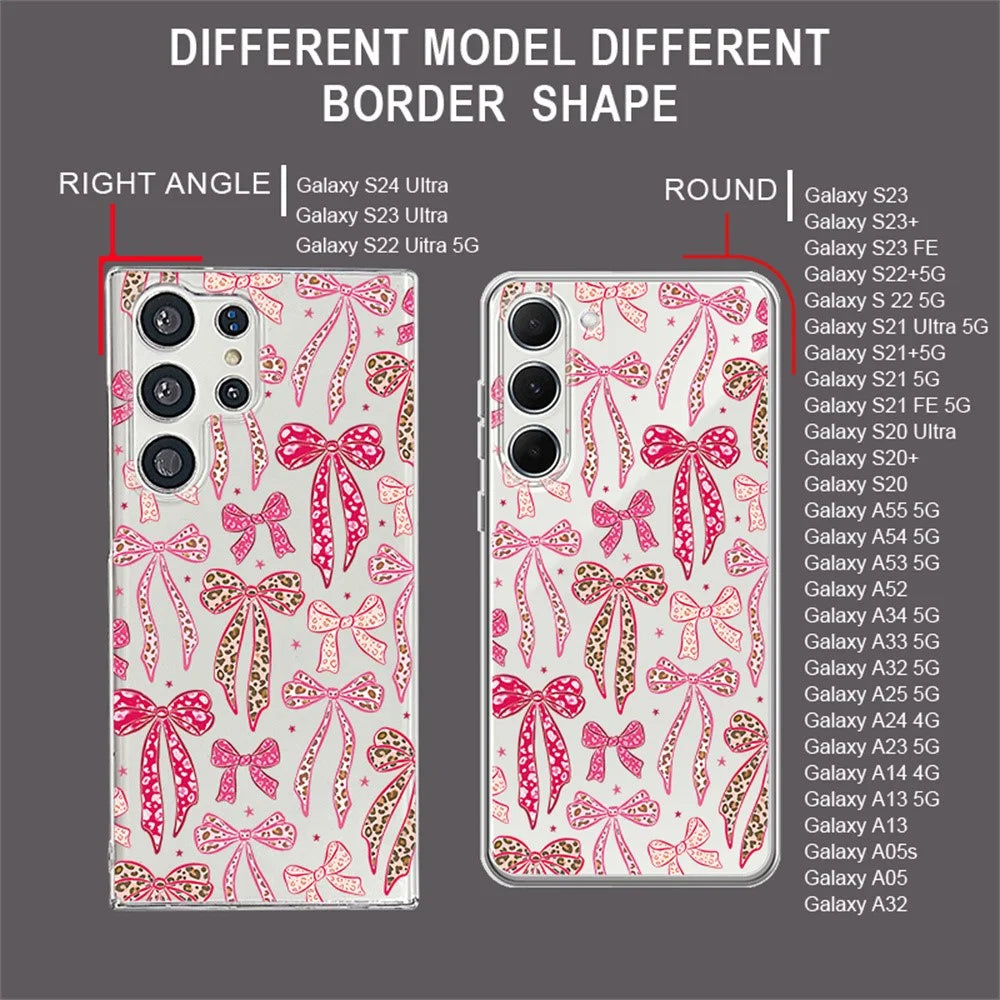 For Samsung Galaxy S26 Ultra Case UV Printed Bow Pattern Hard PC Protective Phone Cover - GB118TRGM - 7
