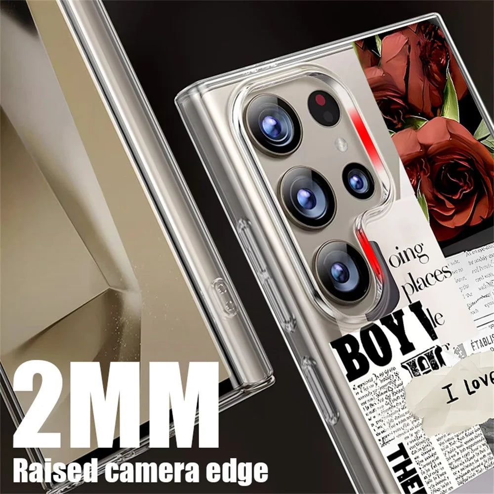 For Samsung Galaxy S26 Ultra Case UV Painting Abstract Pattern Hard PC Anti-scratch Protective Cover - GA633TRGM - 3