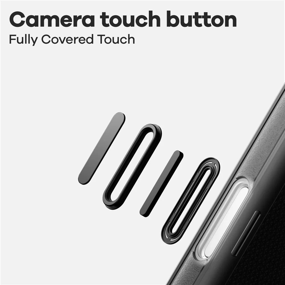 AULUMU A17 For iPhone 17 Pro Max Magnetic Case Heat Dissipation TPU Phone Cover - Black - 4