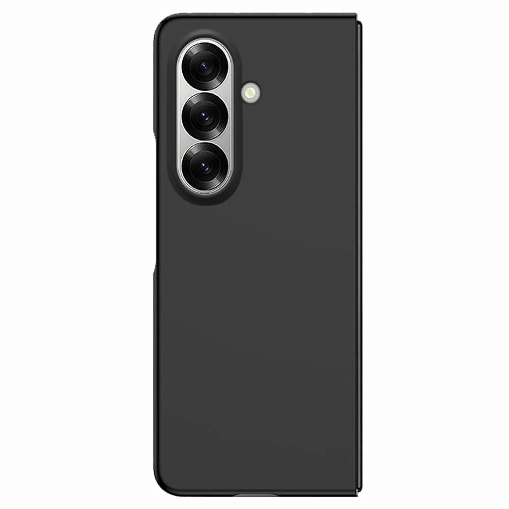For Samsung Galaxy Z Fold8 Ultra Case Hard PC Soft-touch Phone Cover with Built-in Tempered Glass Film - Black - 5