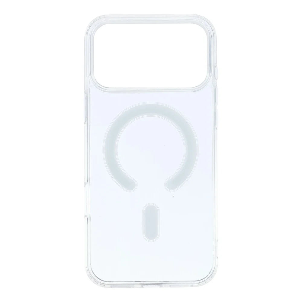 For iPhone 18 Pro Max / 17 Pro Max Magnetic Case Shockproof PC+TPU Clear Phone Cover - 6
