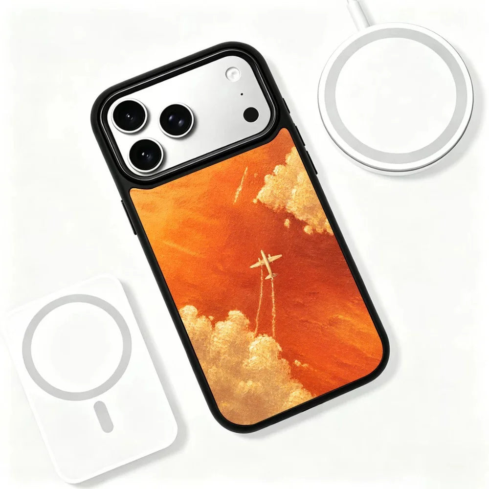 For iPhone 18 Pro / 17 Pro Magnetic Case Five Elements Series UV Pattern Printing PC + Silicone Phone Cover - H00024 - 3