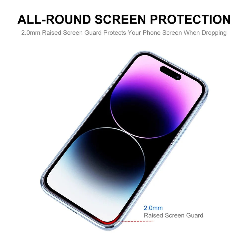 ENKAY HAT PRINCE For iPhone 14 Pro Magnetic Phone Case Lens Protection Electroplating TPU Cover Compatible with MagSafe - Purple - 3