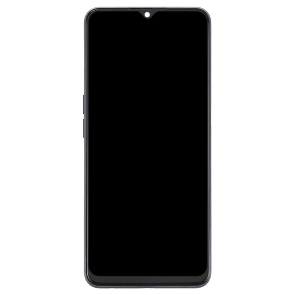For OPPO Reno3 5G / Reno3 Youth / F15 / Find X2 Lite / K7 (2020) Grade C OLED Screen and Digitizer Assembly + Frame Repair Part (without Logo) - Black - 2