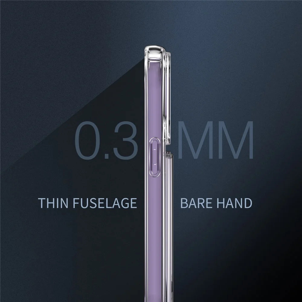 For iPhone 14 Pro Max Card Holder TPU + Acrylic Phone Case Anti-drop Transparent Phone Cover - 7