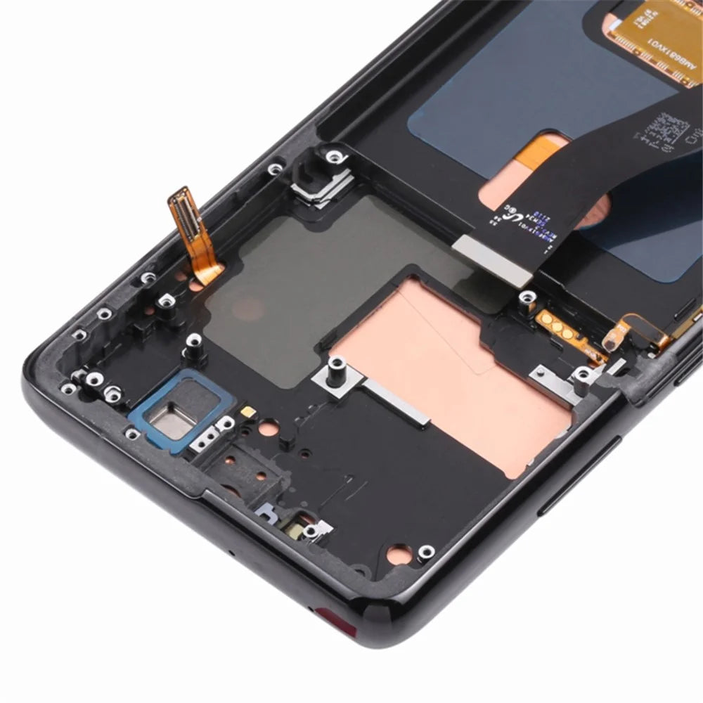For Samsung Galaxy S21 Ultra 5G G998B OEM Grade S AMOLED Screen and Digitizer Assembly + Frame Part (without Logo) - Black - 4