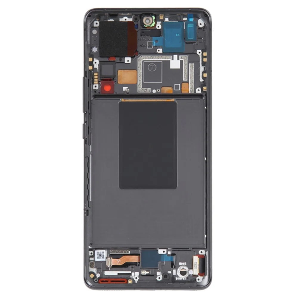 For Xiaomi 12 Pro 5G / 12S Pro 5G OEM Grade S AMOLED Screen and Digitizer Assembly + Frame Part (without Logo) - Black - 3