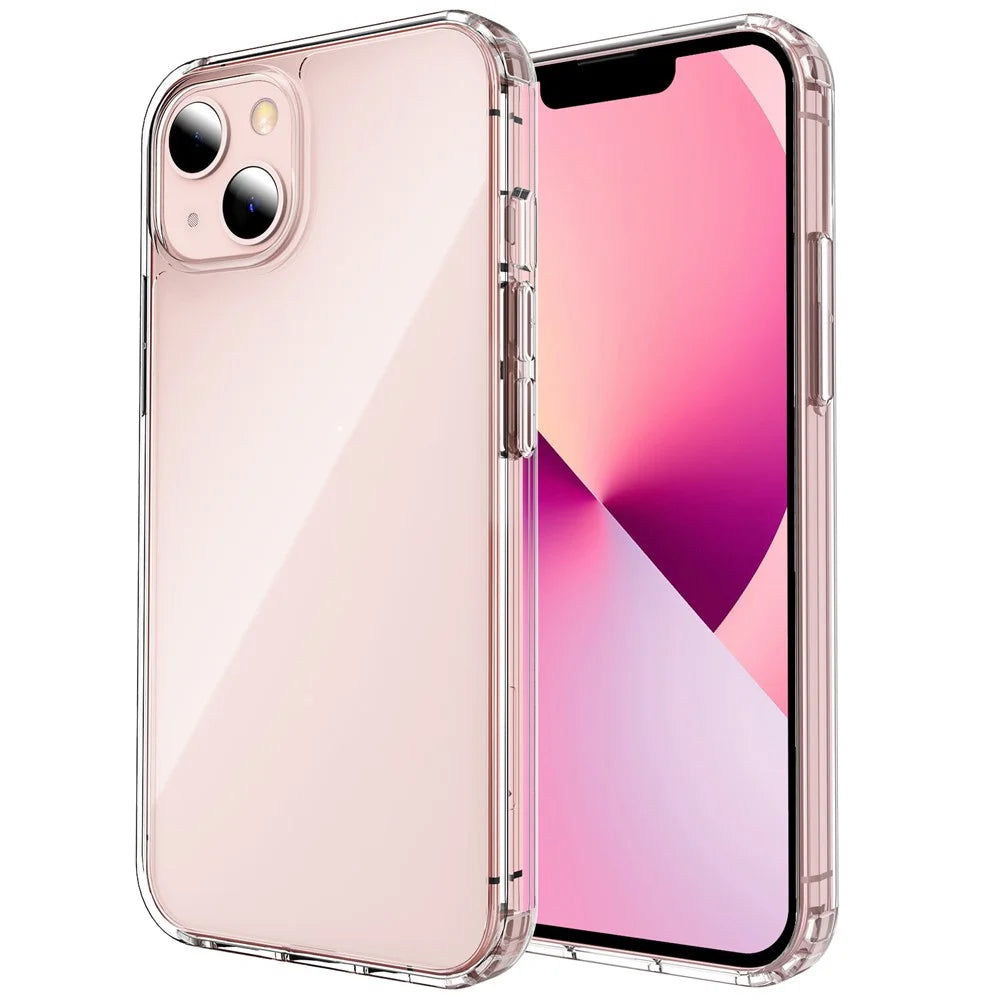 AHASTYLE PC06 for iPhone 13 Anti-Scratch Transparent PC + TPU Cover Slim-fit Mobile Phone Shell Case - 1