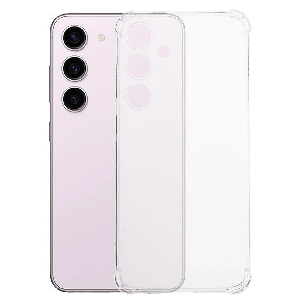 For Samsung Galaxy S24 Clear Case Anti-drop TPU Phone Back Cover - 1