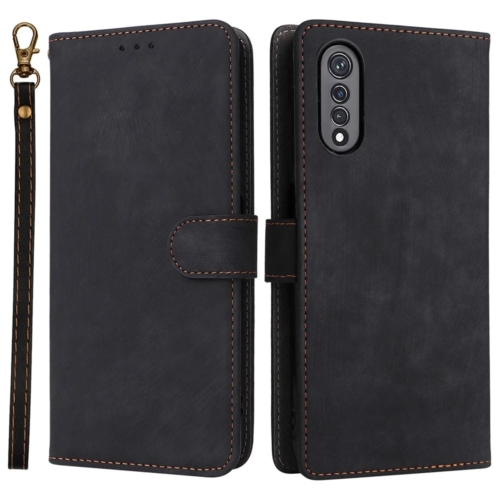 For Cubot X70 Case RFID Blocking Wallet Leather Cover Mobile Accessories Supplier - Black - 1