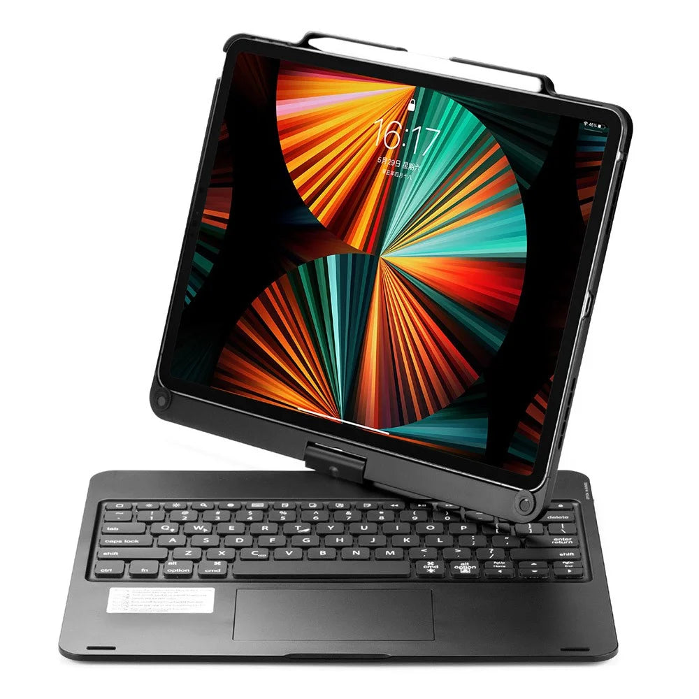 Trackpad Backlight Keyboard for iPad Air 13 (2026) / (2025) / (2024) / Pro 12.9 (2022) / (2021) / (2020) / (2018) Tablet Case - Black - 7