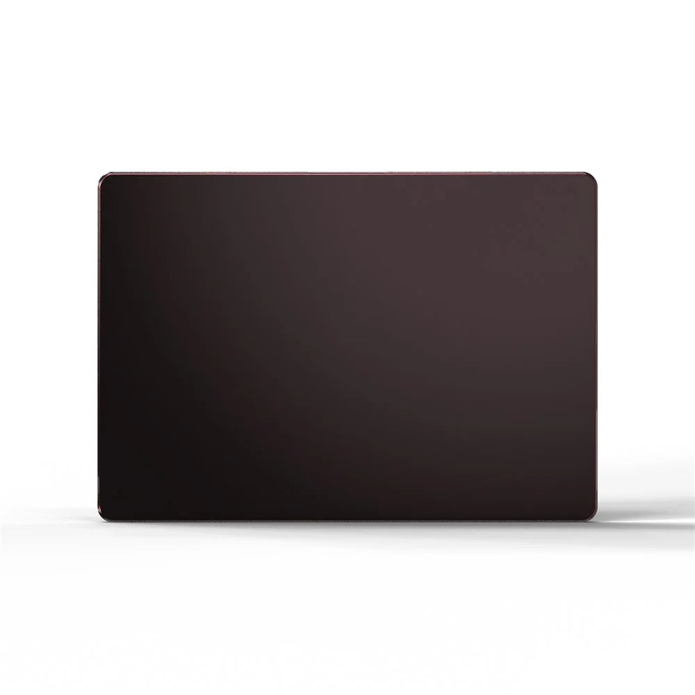 For MacBook Pro 16 inch (2026) A3429 A3428 / (2025) A3186 A3403 / (2024) A2991 / (2023) A2780 / (2021) A2485 Case Crystal Clear Hard PC Laptop Cover - Transparent Black - 2
