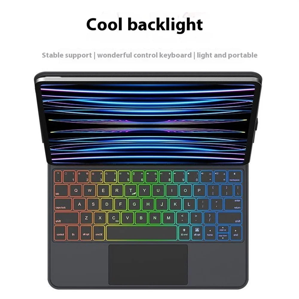 Keyboard with Backlit for iPad Air 11 (2026) / (2025) / (2024) / Air (2022) / (2020) / Pro 11 (2022) / (2021) / (2020) / (2018) (Smart Connector) - 6