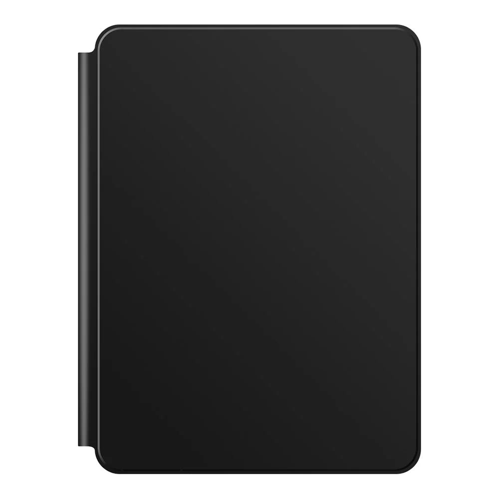 For iPad Pro 13 (2025) / 13 (2024) Smart Pogo Pin Direct Connection Keyboard (Arabic Layout) + Leather Tablet Case - Black - 7