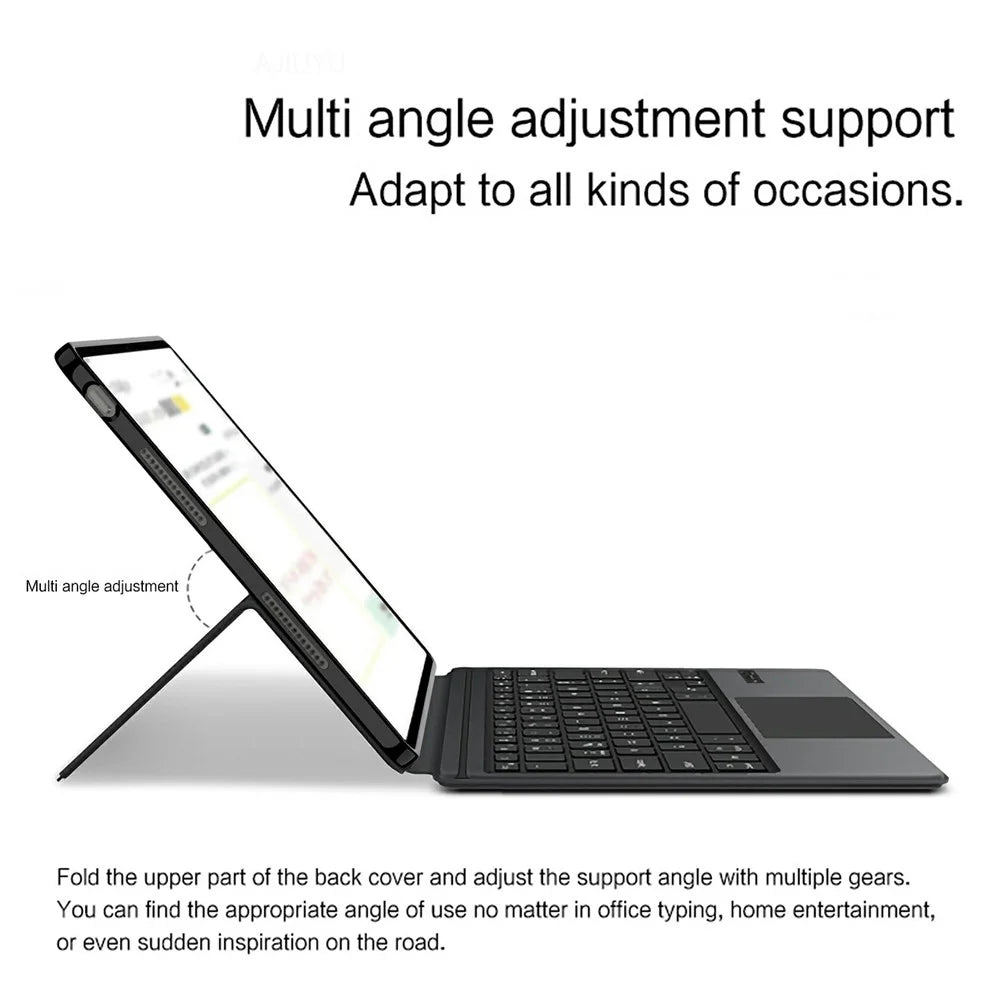 For Honor Pad GT2 Pro Leather Case + Touchpad Bluetooth-Compatible Keyboard (without Backlit) - 6