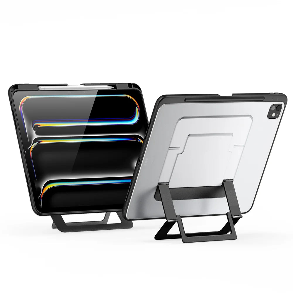 DUX DUCIS For iPad Pro 11 (2025) / iPad Pro 11 (2024) Tablet Case Axis Series Tablet Case with Kickstand PC + TPU Shockproof Protective Cover - Black - 3
