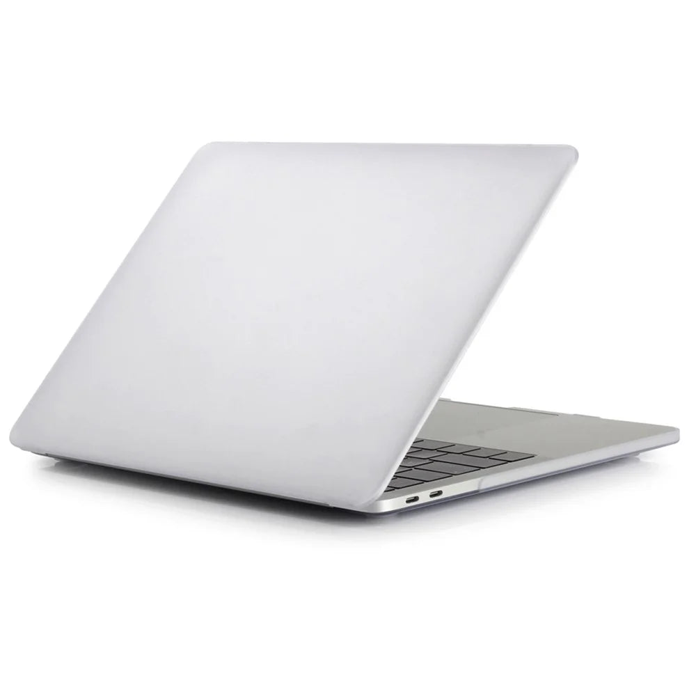 For MacBook Air 13 inch (2026) A3449 / (2025) A3240 / (2024) A3113 / (2022) A2681 Matte Finish Protective Laptop Cover Hard PC Notebook Case - Transparent - 1