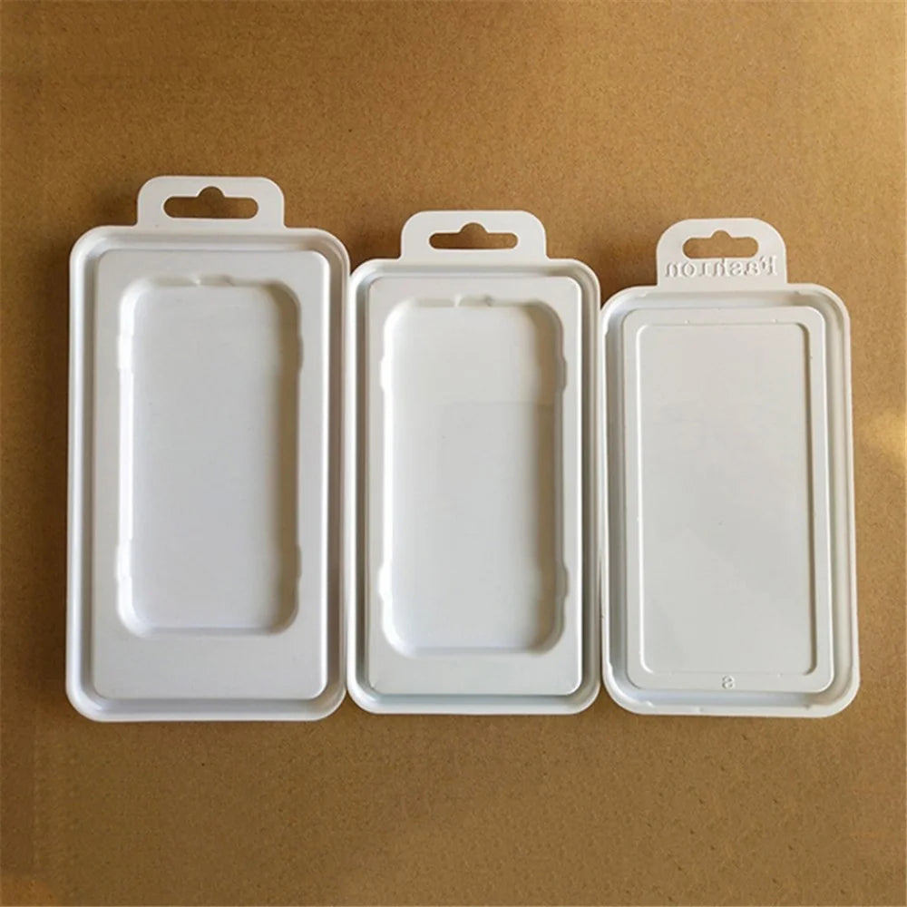 50Pcs Size L Packaging Boxes for Phone Case PC+PVC Storage Boxes with Clear Window, 19.3 x 8.8cm - 5