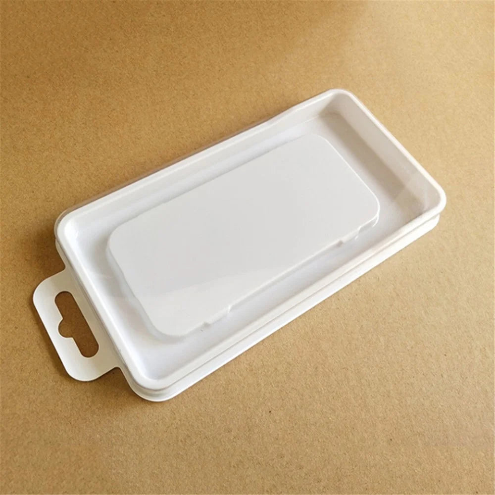 50Pcs Size M Phone Case Packaging Boxes PC+PVC Transparent Displaying Boxes, 16.2 x 8.2cm - 4