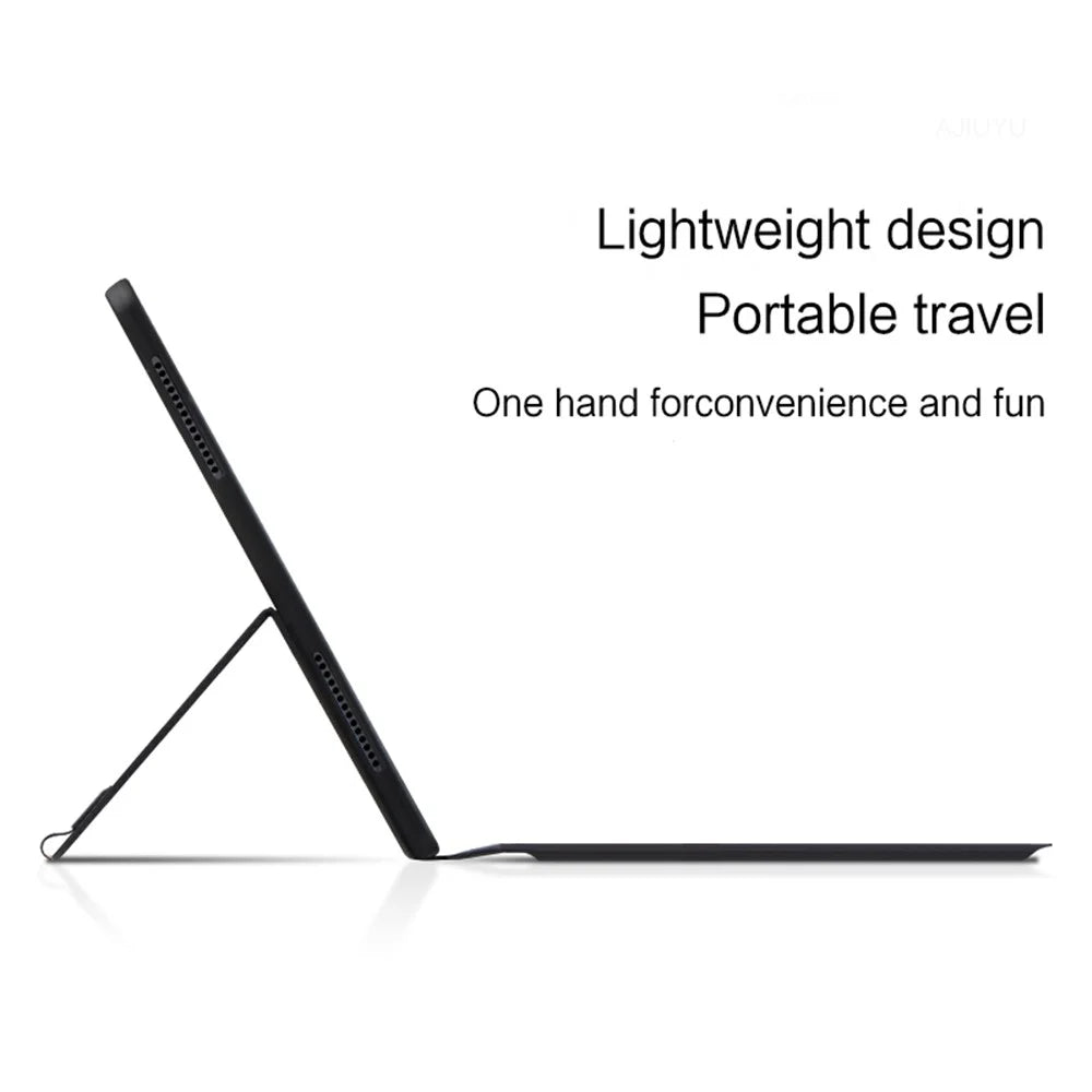 For Samsung Galaxy Tab S10 Ultra / S9 Ultra / S8 Ultra Leather Case + Touchpad Bluetooth-Compatible Keyboard (without Backlit) - 5
