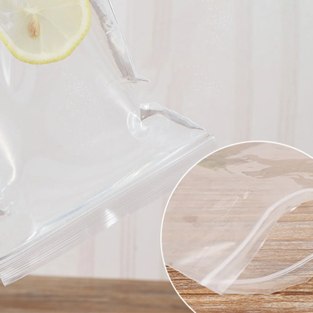 MX-054 100Pcs / Pack 40 x 60cm Clear PE Sealing Bags Ziplock Resealable Storage Pouches - 5