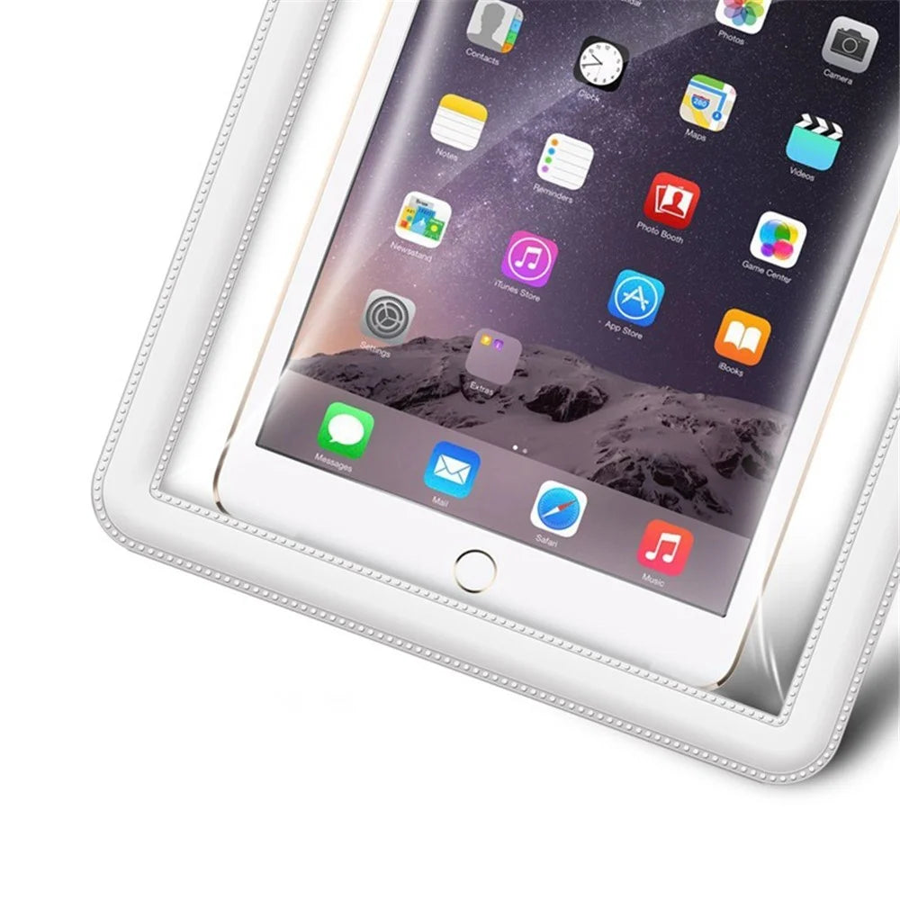 td18 IPX8 Waterproof Bag Clear PVC Tablet Touch Screen Underwater Pouch, 23x26.5cm - Rose - 4