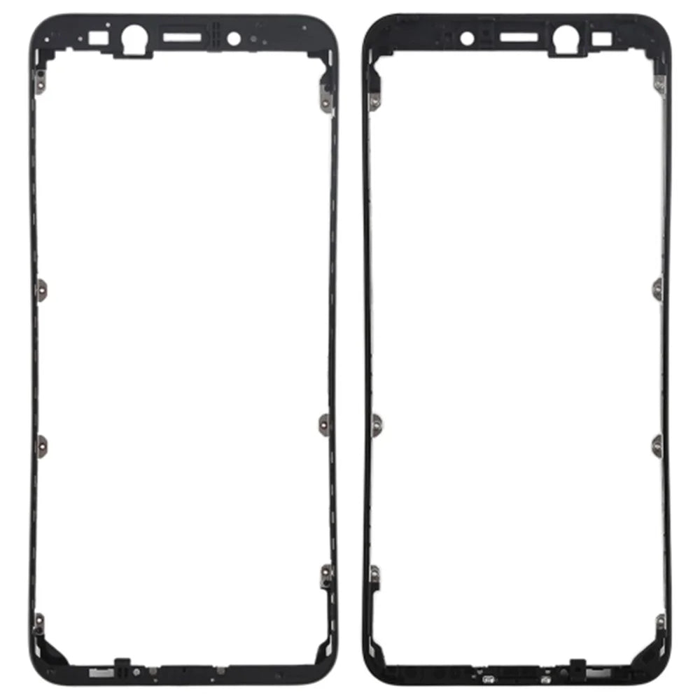 For Xiaomi Mi A2/Mi 6X Front Housing Frame Replacement Part (A Side) - Black - 1