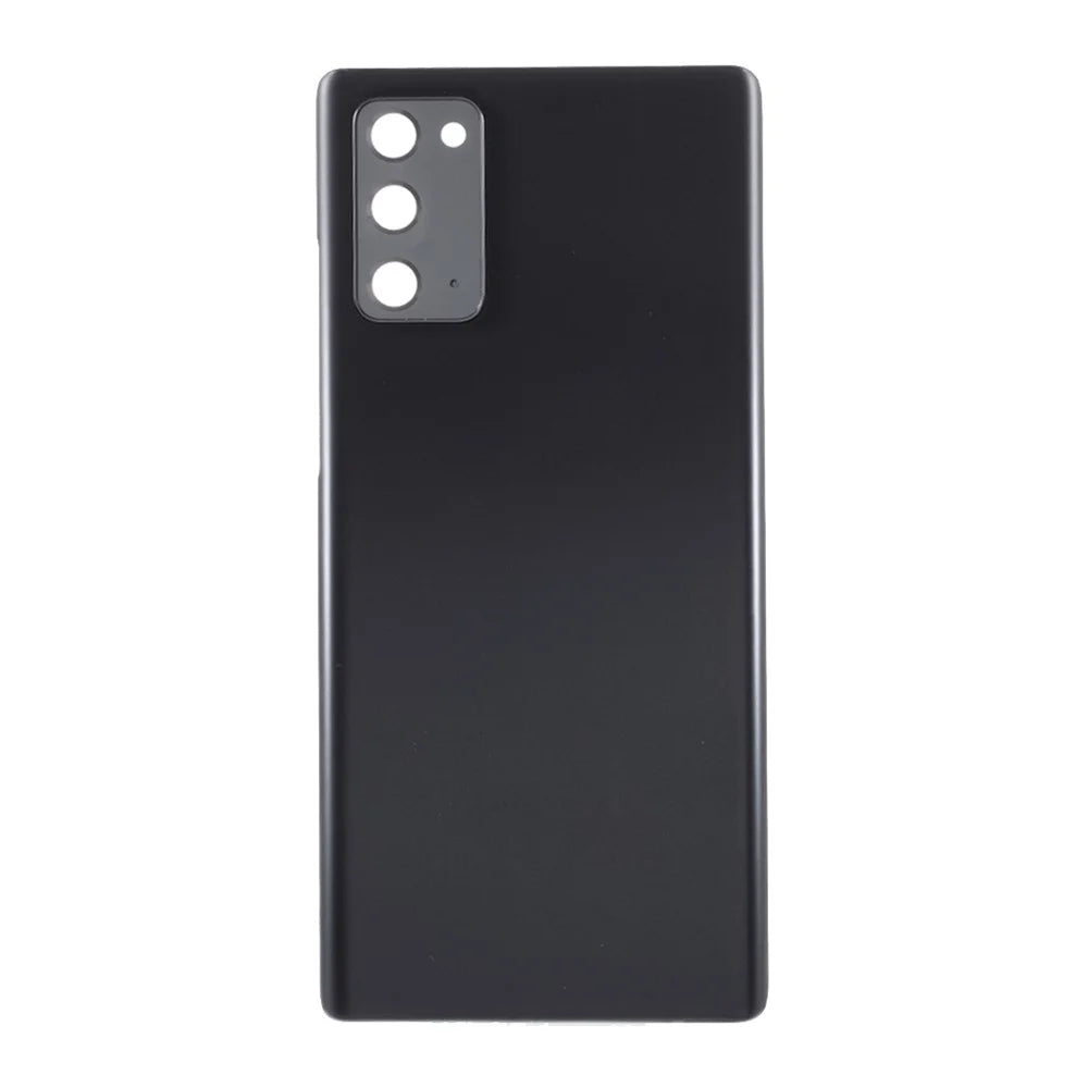 For Samsung Galaxy Note20 N980 N981 OEM Plastic Battery Housing with Adhesive Sticker + Camera Lens Ring Cover - Grey - 7