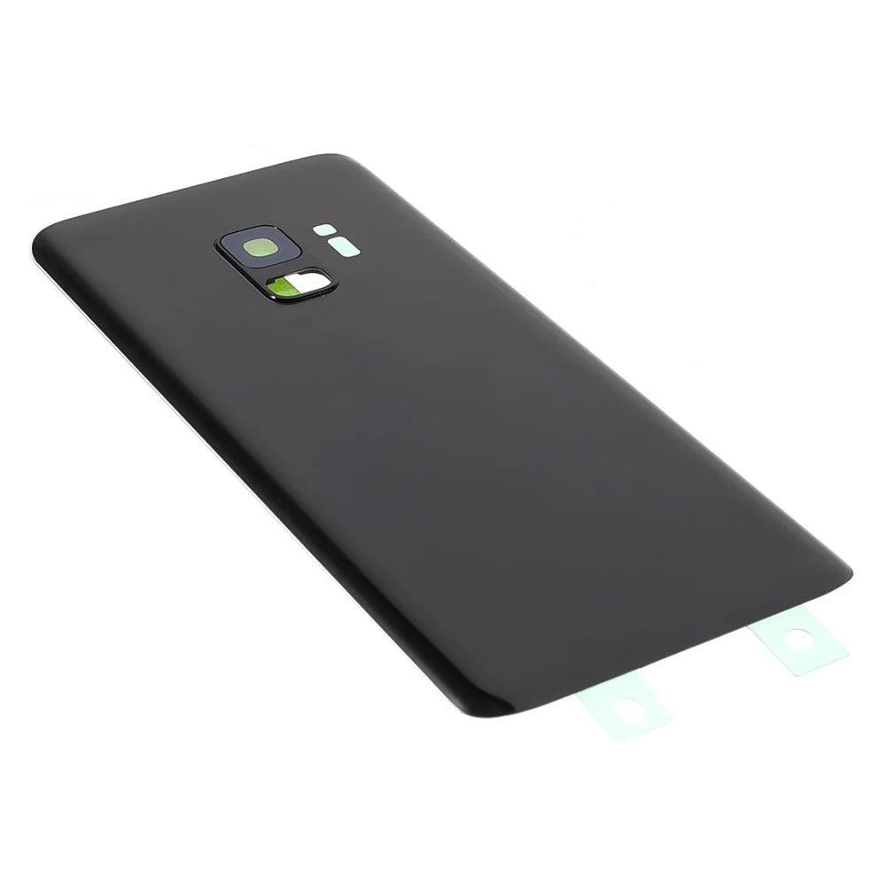 Back Battery Housing Cover with Camera Ring Lens Cover Replacement (without Logo) for Samsung Samsung Galaxy S9 - Black - 4