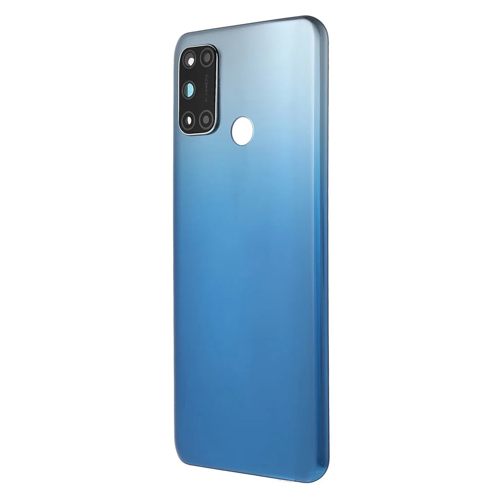 Battery Housing Back Cover with Camera Ring Lens Cover Replacement for Oppo A53 (2020) CPH2127 / A32 (2020) / A33 (2020) - Blue - 2
