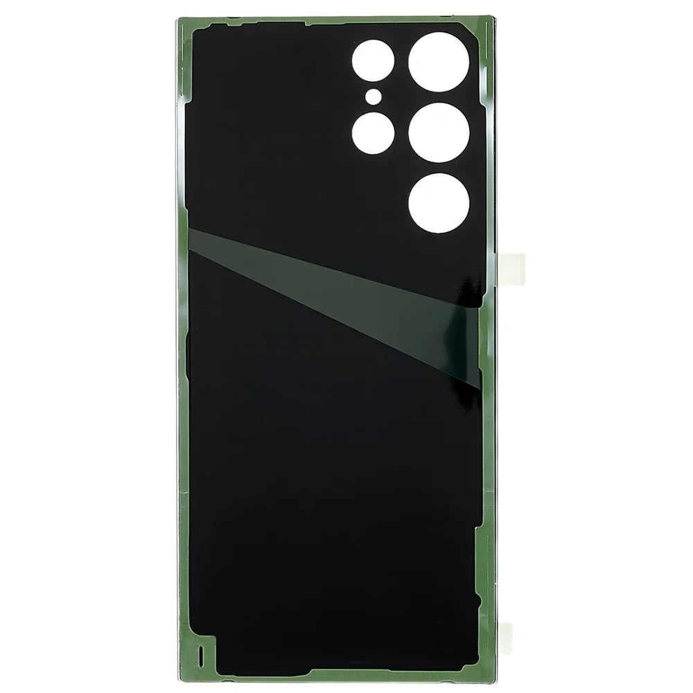 For Samsung Galaxy S22 Ultra 5G S908 Battery Housing Cover with Adhesive Sticker Replacement Parts - Black - 4