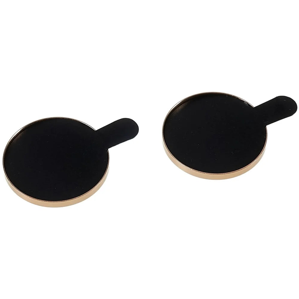 2Pcs / Set for iPhone 14 6.1 inch / 14 Plus 6.7 inch Glitter Rhinestone Camera Lens Protector Metal Ring Tempered Glass Lens Fim - Gold - 2