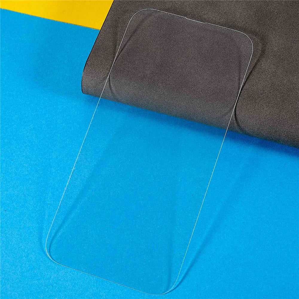 For iPhone 14 Pro Max 6.7 inch High Aluminum-Silicone Screen Protector Large Curved Edge Anti-scratch Tempered Glass Film - 3