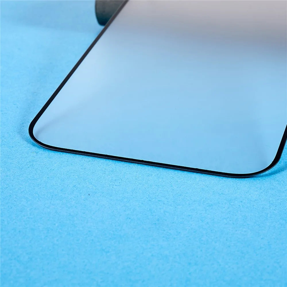 For iPhone 14 Pro 6.1 inch Matte Tempered Glass Screen Protector Full Cover Silk Printing Full Glue Fingerprint-free Film - 6