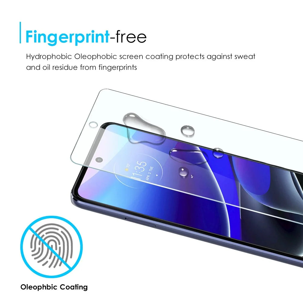 NORTHJO For Motorola Moto G Stylus 5G (2022) 9H Hardness Tempered Glass Film HD Clear 0.3mm 2.5D Screen Protector - 3