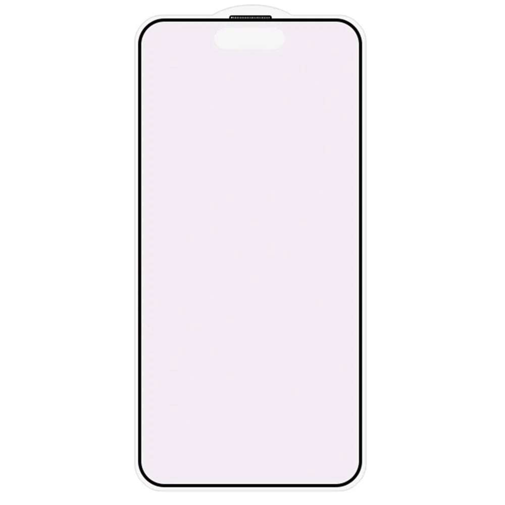 RURIHAI For iPhone 15 Screen Protector Anti Purple Light Eye Protection Matte Film - 2