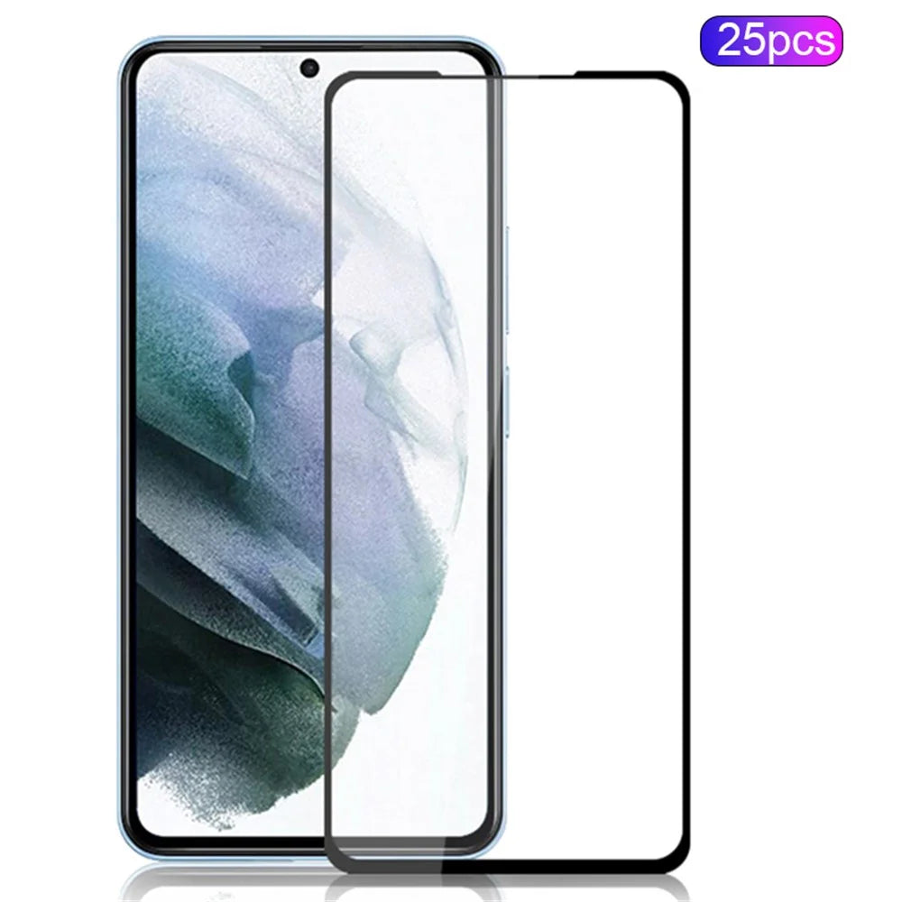 MOCOLO 25Pcs For Samsung Galaxy S23+ / S22+ 5G Tempered Glass Screen Protector Silk Printing Edge - Black - 1