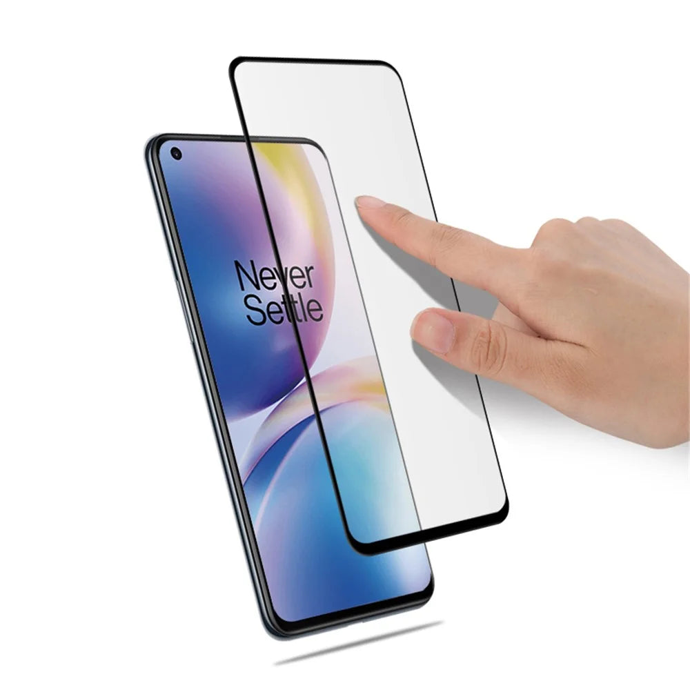 MOCOLO 25Pcs For OnePlus Nord 2 5G Full Screen Protector Tempered Glass Secondary Hardening Film - Black - 4