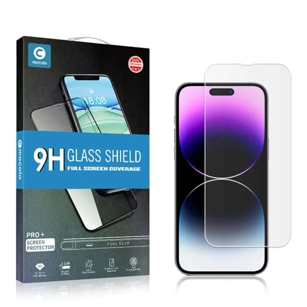 MOCOLO 50Pcs For iPhone 15 Pro Max Screen Protector Anti-Scratch HD Clear Tempered Glass Film - 6