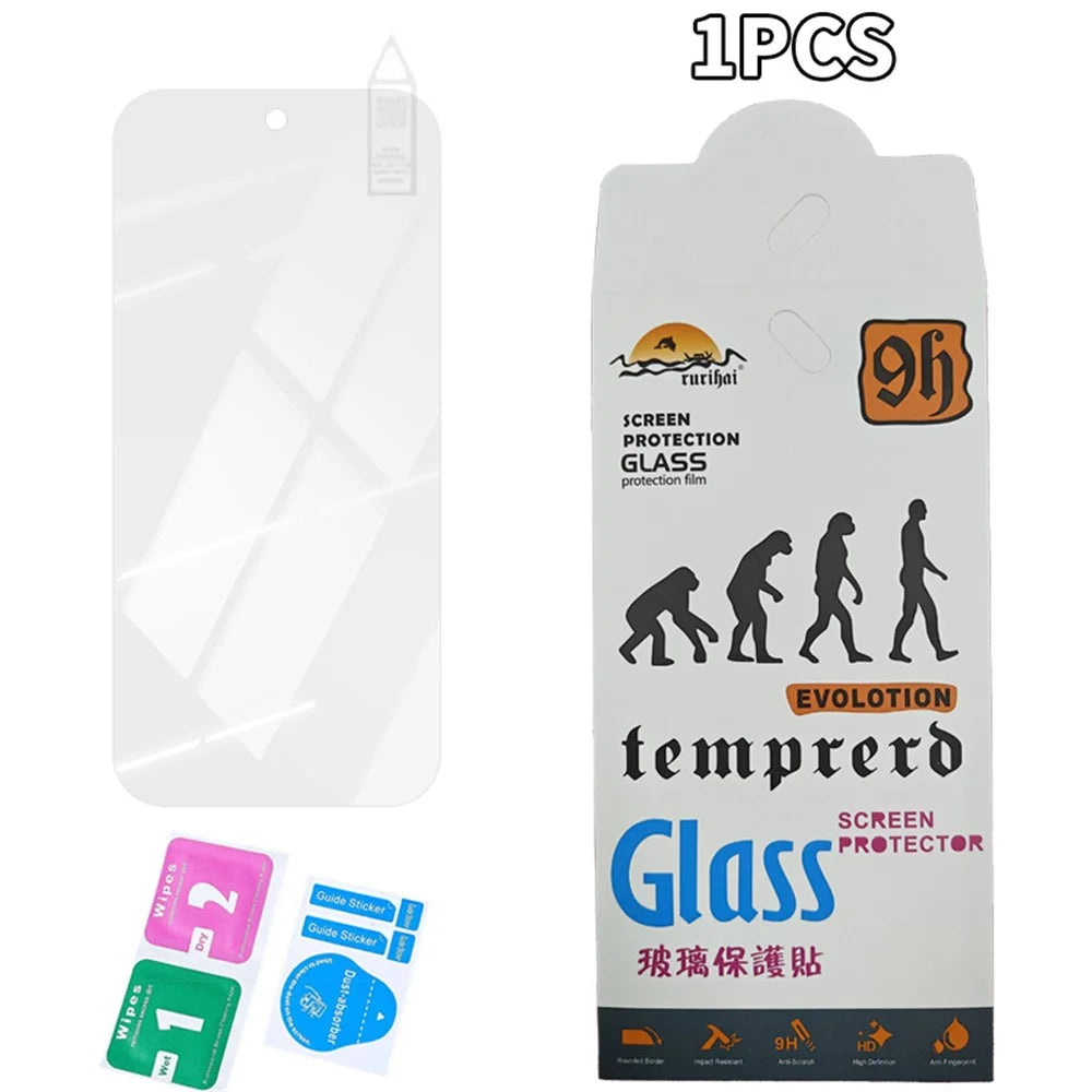 RURIHAI For Google Pixel 9 Screen Protector 0.26mm 2.5D High Aluminium-Silicon Glass Film - 7
