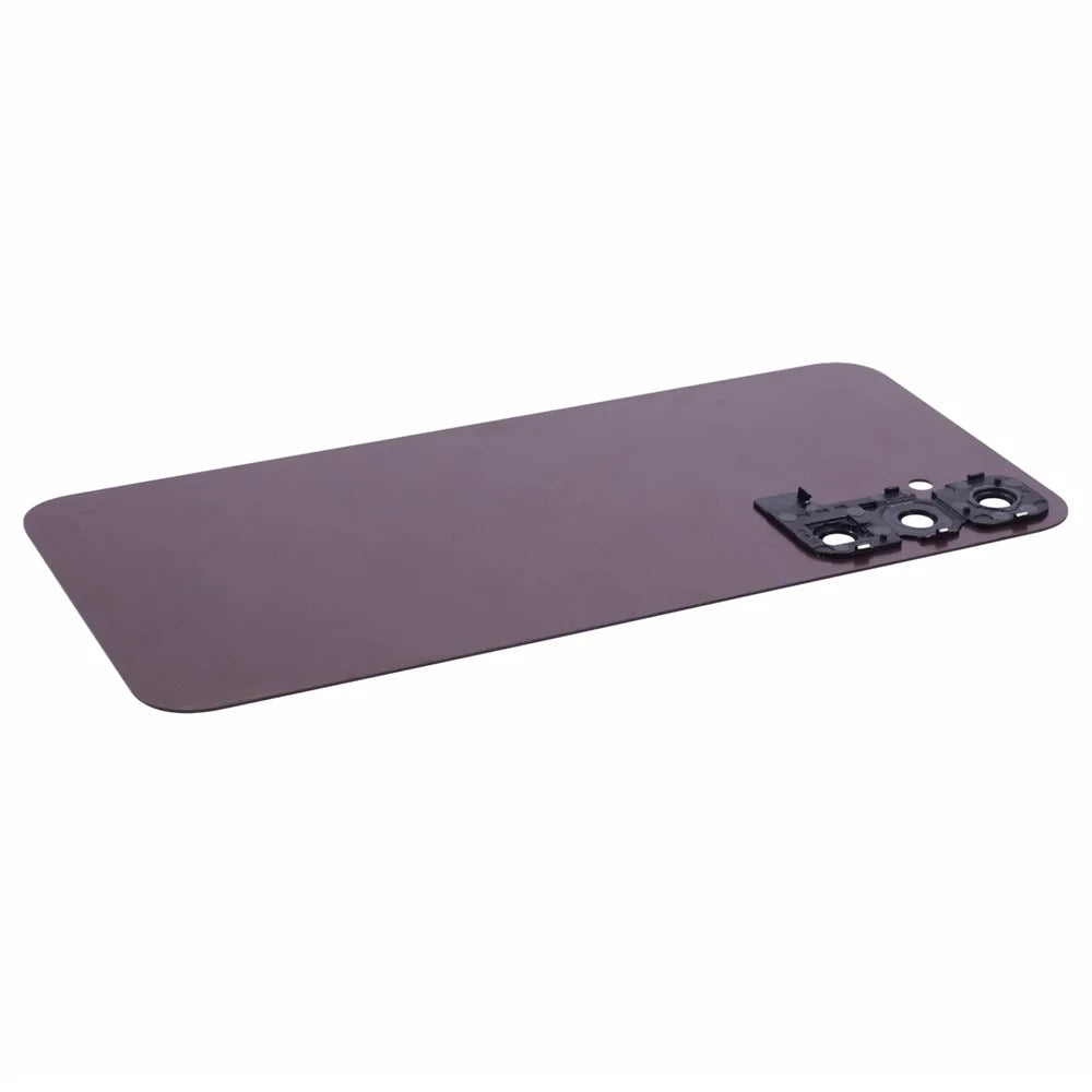 For Samsung Galaxy A24 4G (162.1 X 77.6 X 8.3mm) A245 Battery Housing with Camera Lens Cover - Red - 5