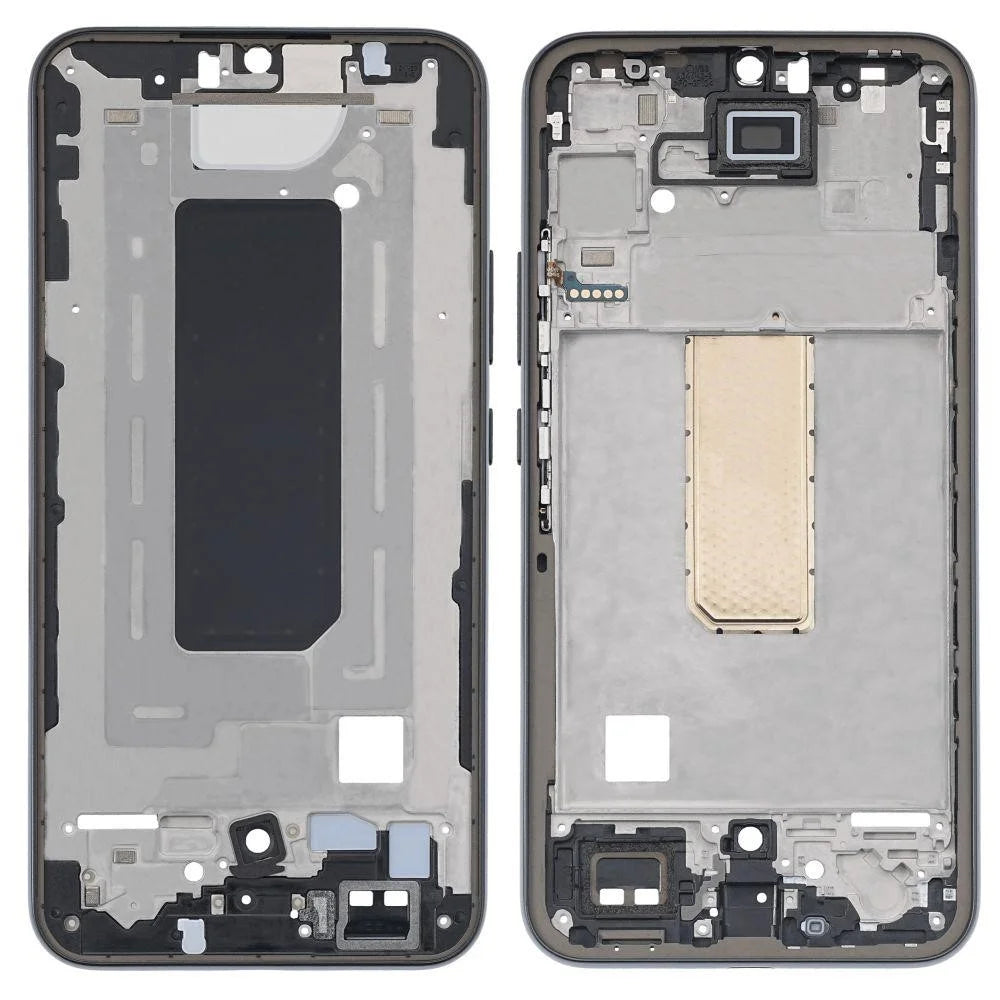 For Samsung Galaxy A34 5G A346 OEM Middle Plate Frame Repair Part (Without Logo) - Black - 1
