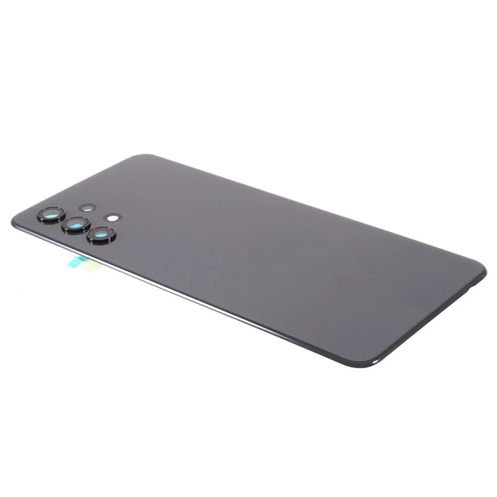 For Samsung Galaxy A32 4G (EU Version) A325 Battery Housing with Adhesive Sticker + Camera Lens Cover (Without Logo) - Black - 4