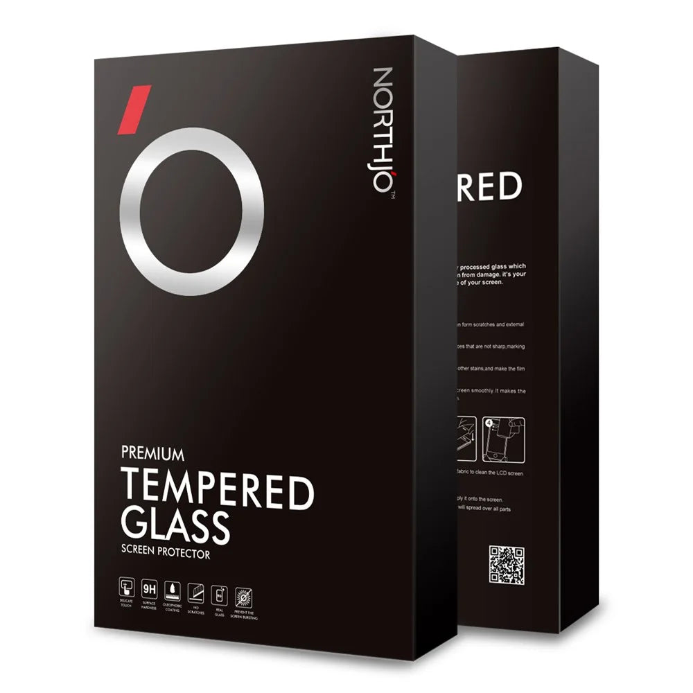 NORTHJO A++ For Google Pixel 9 / 9 Pro Screen Protector Support Fingerprint Unlock Silk Printing High Aluminum-Silicon Glass Film, Black - 7
